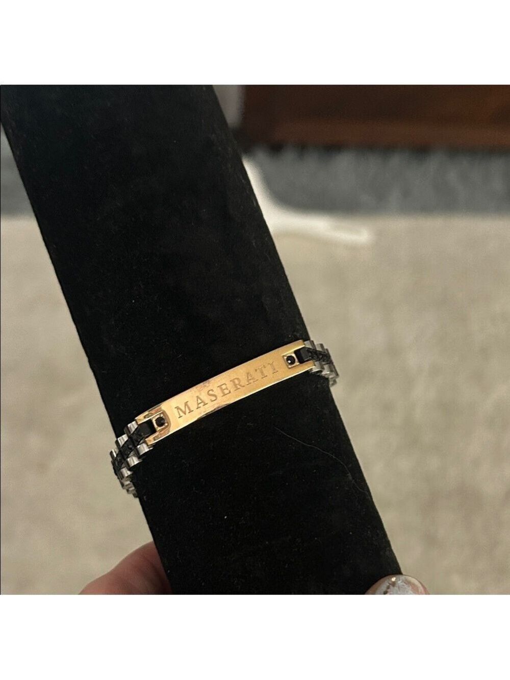 Gold and Silver Men's Bracelet